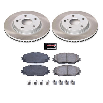 PowerStop® - Semi Coated Front Disc Brake Kit