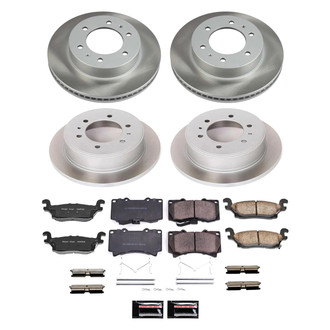 PowerStop® - Semi Coated Front and Rear Disc Brake Kit