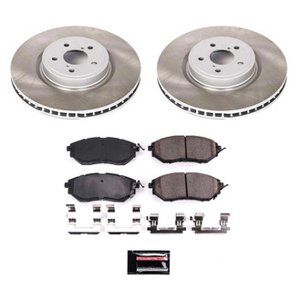 PowerStop® - Semi Coated Front Disc Brake Kit