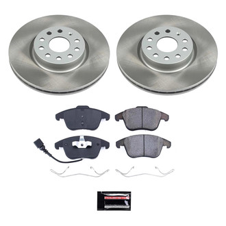 PowerStop® - Semi Coated Front Disc Brake Kit