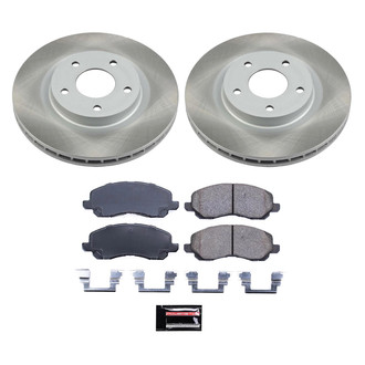 PowerStop® - Semi Coated Front Disc Brake Kit