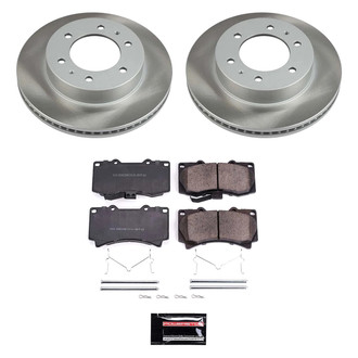 PowerStop® - Semi Coated Front Disc Brake Kit