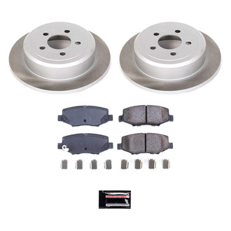 PowerStop® - Semi Coated Rear Disc Brake Kit