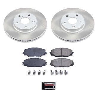 PowerStop® - Semi Coated Front Disc Brake Kit