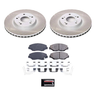 PowerStop® - Semi Coated Front Disc Brake Kit