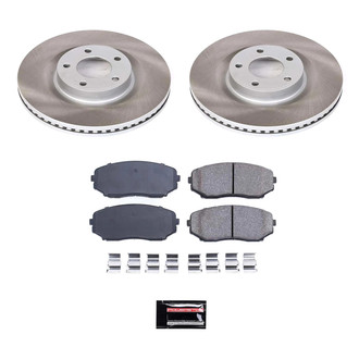 PowerStop® - Semi Coated Front Disc Brake Kit