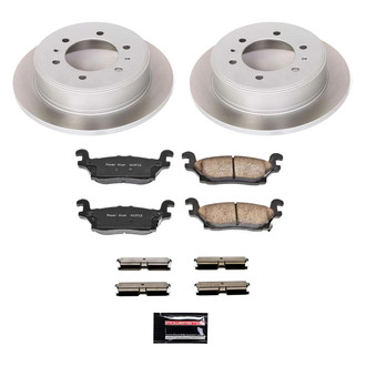 PowerStop® - Semi Coated Rear Disc Brake Kit