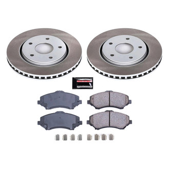 PowerStop® - Semi Coated Front Disc Brake Kit