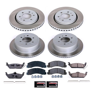 PowerStop® - Semi Coated Front and Rear Disc Brake Kit