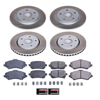 PowerStop® - Semi Coated Front and Rear Disc Brake Kit