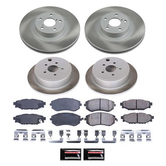 PowerStop® - Semi Coated Front and Rear Disc Brake Kit