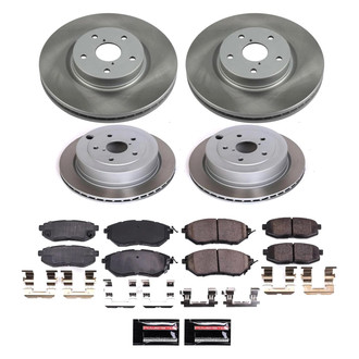 PowerStop® - Semi Coated Disc Brake Kit