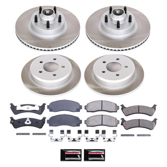 PowerStop® - Semi Coated Front and Rear Disc Brake Kit
