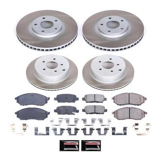 PowerStop® - Semi Coated Disc Brake Kit