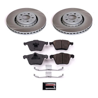 PowerStop® - Semi Coated Front Disc Brake Kit