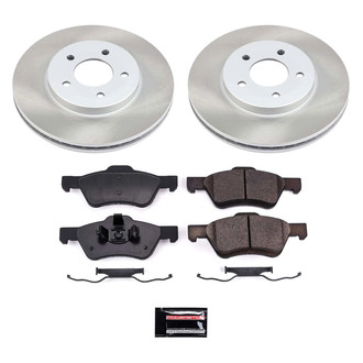 PowerStop® - Semi Coated Front Disc Brake Kit