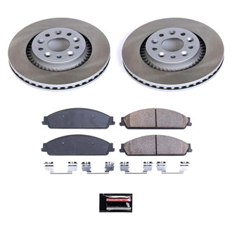 PowerStop® - Semi Coated Front Disc Brake Kit