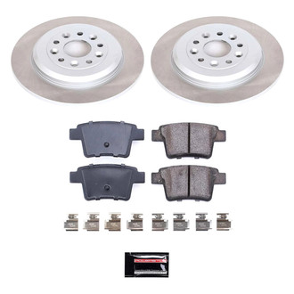 PowerStop® - Semi Coated Rear Disc Brake Kit