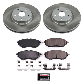 PowerStop® - Semi Coated Front Disc Brake Kit