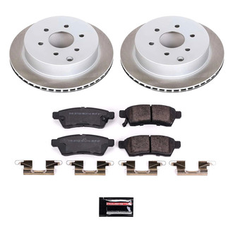 PowerStop® - Semi Coated Rear Disc Brake Kit