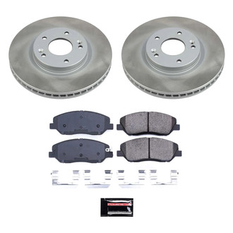 PowerStop® - Semi Coated Front Disc Brake Kit
