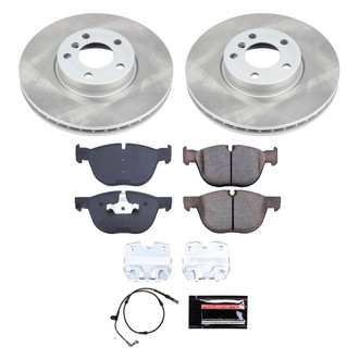 PowerStop® - Semi Coated Front Disc Brake Kit