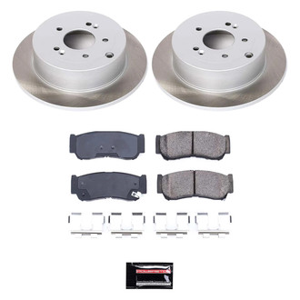 PowerStop® - Semi Coated Rear Disc Brake Kit
