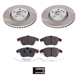 PowerStop® - Semi Coated Front Disc Brake Kit