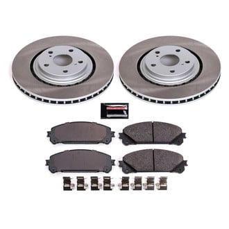 PowerStop® - Semi Coated Front Disc Brake Kit
