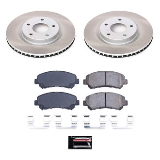 PowerStop® - Semi Coated Front Disc Brake Kit