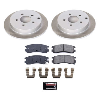 PowerStop® - Semi Coated Rear Disc Brake Kit