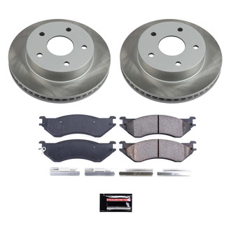 PowerStop® - Semi Coated Front Disc Brake Kit