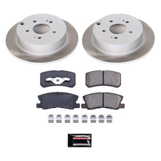 PowerStop® - Semi Coated Rear Disc Brake Kit