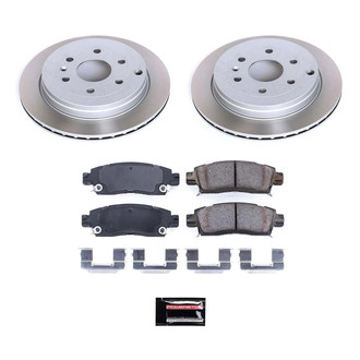 PowerStop® - Semi Coated Rear Disc Brake Kit