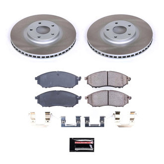 PowerStop® - Semi Coated Front Disc Brake Kit
