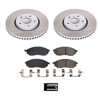 PowerStop® - Semi Coated Front Disc Brake Kit