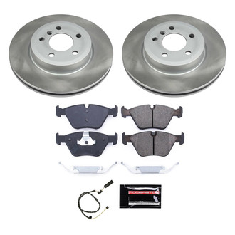 PowerStop® - Semi Coated Front Disc Brake Kit