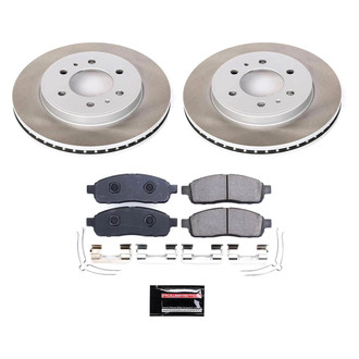 PowerStop® - Semi Coated Front Disc Brake Kit