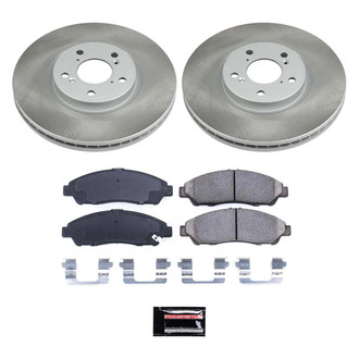 PowerStop® - Semi Coated Front Disc Brake Kit