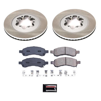 PowerStop® - Semi Coated Front Disc Brake Kit