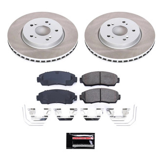 PowerStop® - Semi Coated Front Disc Brake Kit
