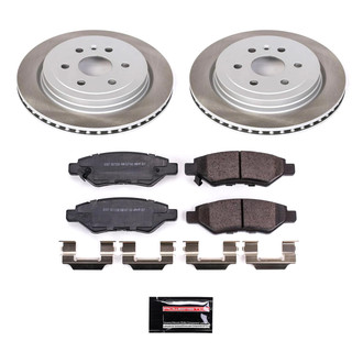 PowerStop® - Semi Coated Rear Disc Brake Kit