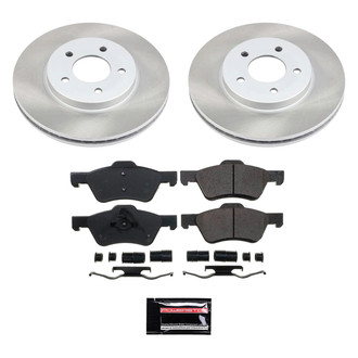 PowerStop® - Semi Coated Front Disc Brake Kit