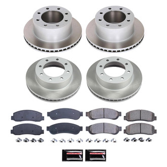 PowerStop® - Semi Coated Front and Rear Disc Brake Kit