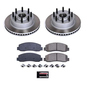 PowerStop® - Semi Coated Front Disc Brake Kit