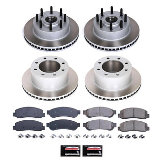 PowerStop® - Semi Coated Front and Rear Disc Brake Kit