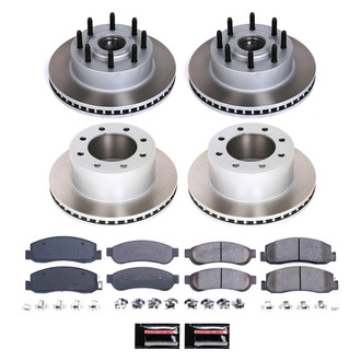 PowerStop® - Semi Coated Front and Rear Disc Brake Kit
