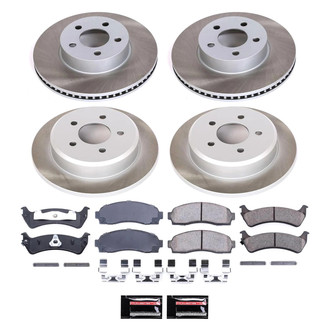 PowerStop® - Semi Coated Front and Rear Disc Brake Kit
