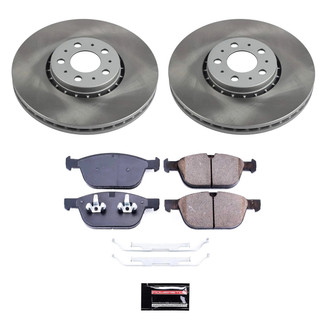 PowerStop® - Semi Coated Front Disc Brake Kit