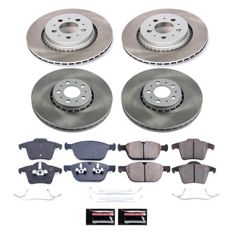 PowerStop® - Semi Coated Front and Rear Disc Brake Kit
